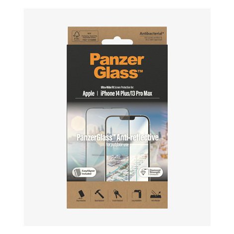 PanzerGlass | Screen protector - glass | Apple iPhone 13 Pro Max, 14 Plus | Glass | Black | Transparent - 5